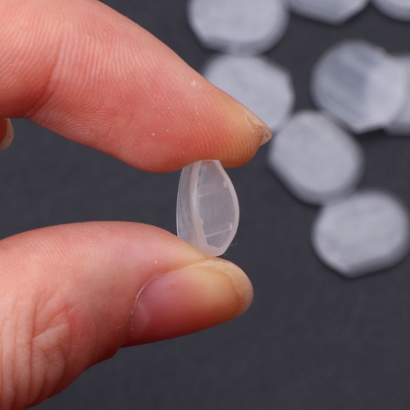 Flgo Set 20 Miếng Đệm Hỗ Trợ Xỏ Khuyên Tai Vô Hình