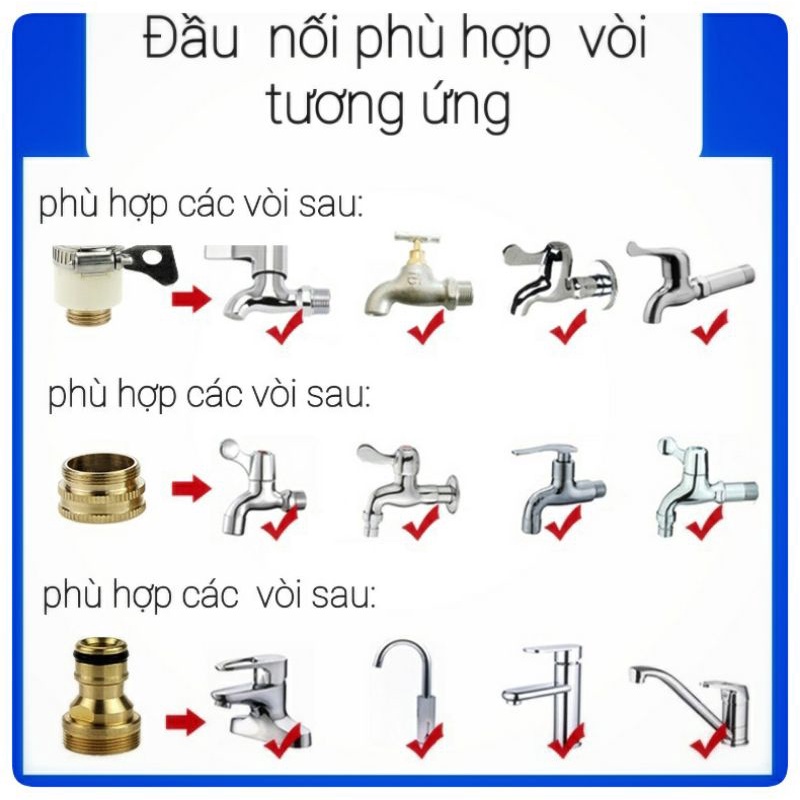 [Mã LIFE50KALL giảm 10% đơn 200K] ⭐Chính hãng⭐ Vòi Rửa Xe -Vòi Nước Tăng Áp Dây Co Dãn Rửa Xe Chuyên Dụng - Yobomall