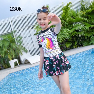 đồ bơi size đại bé gái, đồ bơi ngựa pony