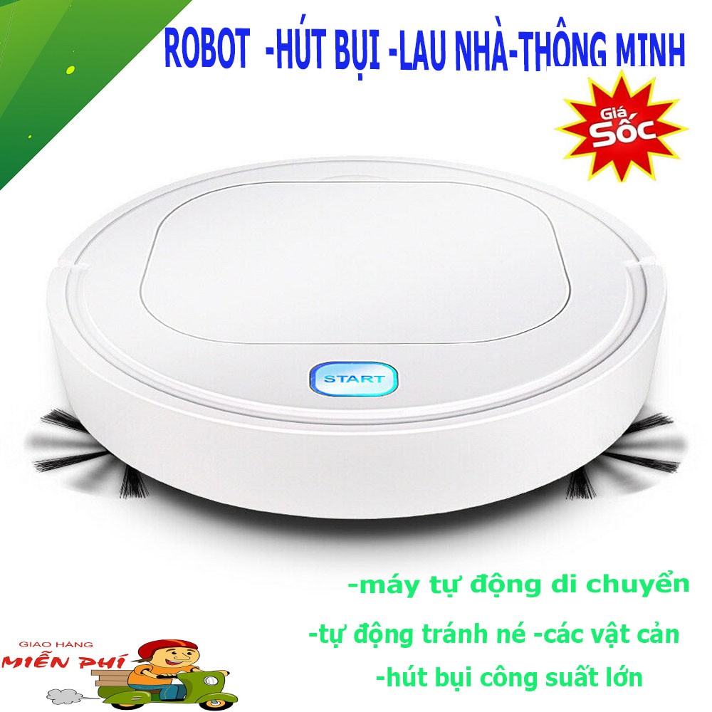 Máy quét nhà tự động Máy quét nhà tự động là một trong những sản phẩm vô cùng hữu ích với các bà nội trợ
