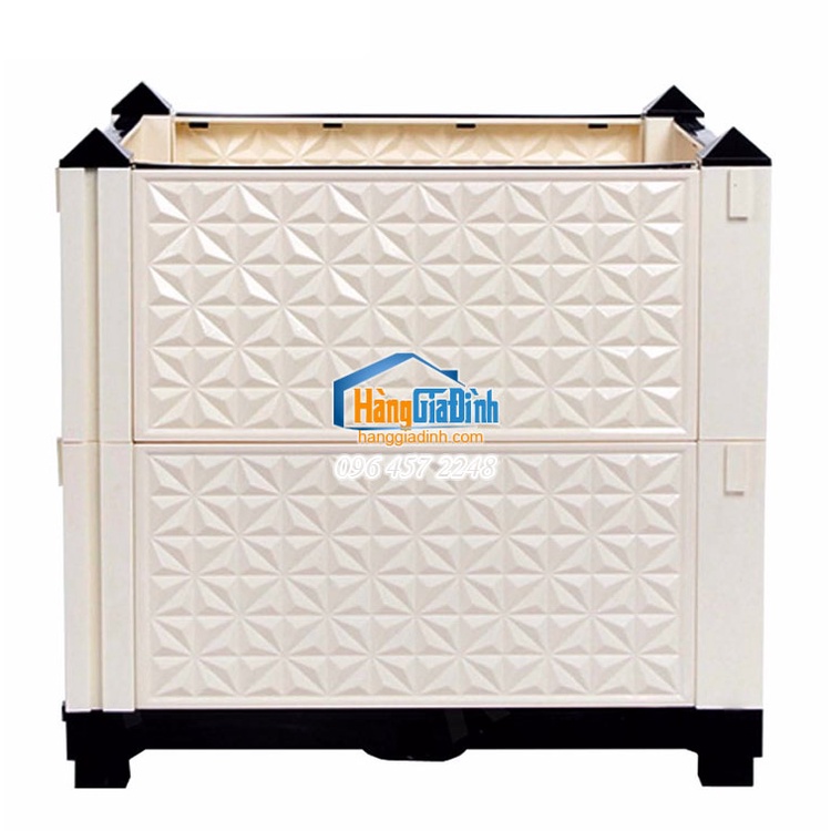 Chậu trồng hoa giấy cao 56cm mẫu đài loan cao cấp ĐL45x45x40cm