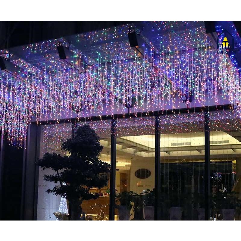 Đèn led hình thác nước 4*0.6 trang trí decor NOEL ngoài trời,ban công,sân vườn ,lễ,Tết.
