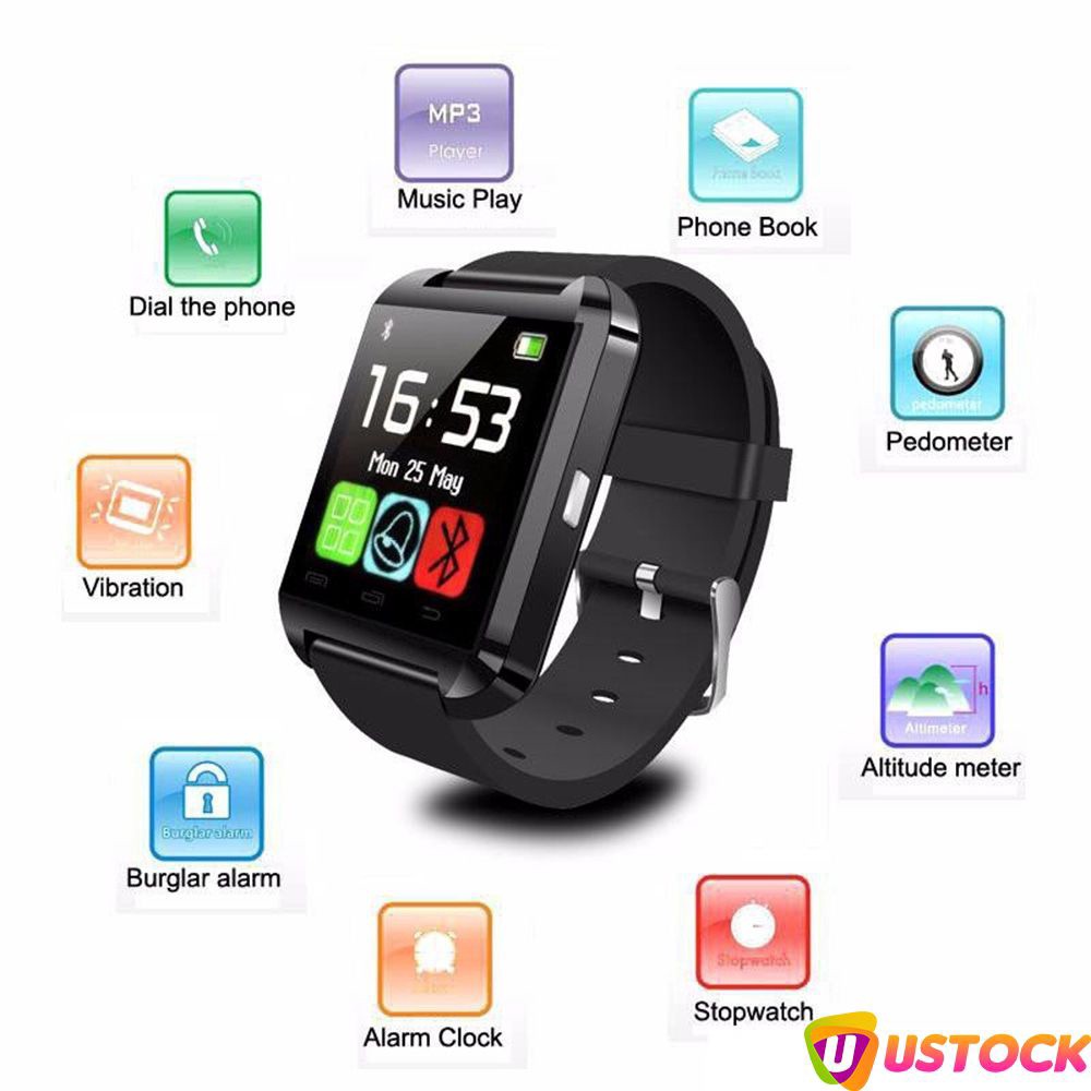 Đồng hồ thông minh dnag1 thể thao kết nối Bluetooth 3.0 U8 shopgiarebatngo