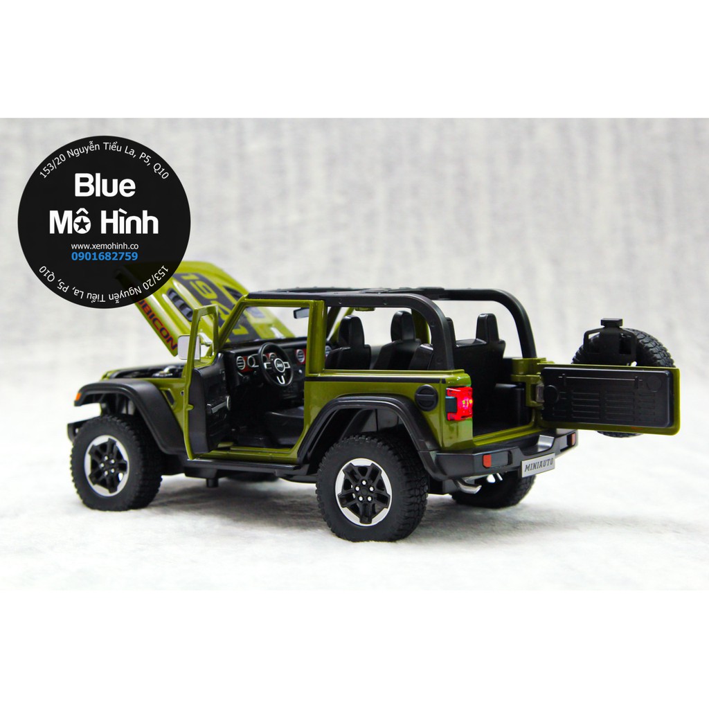 Xe mô hình Jeep Wrangler Robin Hood 1:24