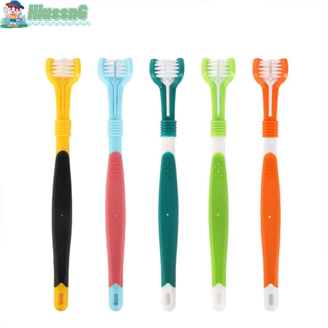Bàn Chải Đánh Răng 3 Đầu Cho Thú Cưng