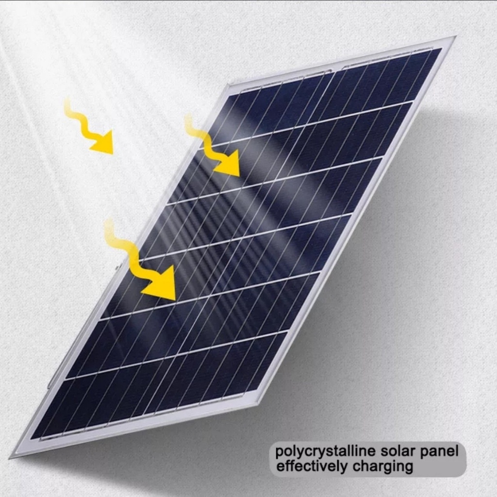 Đèn Pha Led Năng Lượng Mặt Trời 60w Chống Nước,Vỏ Nhôm Có Điều Khiển Từ Xa, Đèn Sân Vườn Bảo Hành 2 năm