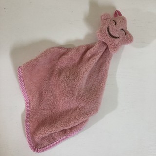 KHĂN LAU TAY COTTON ĐẦU THÚ - KHĂN LAU NHÀ BẾP COTTON CÓ MÓC TREO THẤM NƯỚC