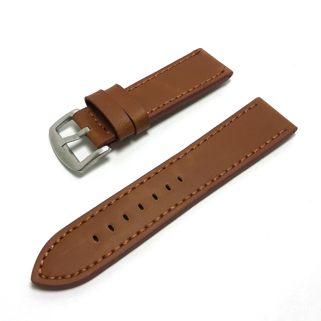 Dây Đeo Bằng Da Thật 18mm 20mm 22mm 24mm Phong Cách Vintage