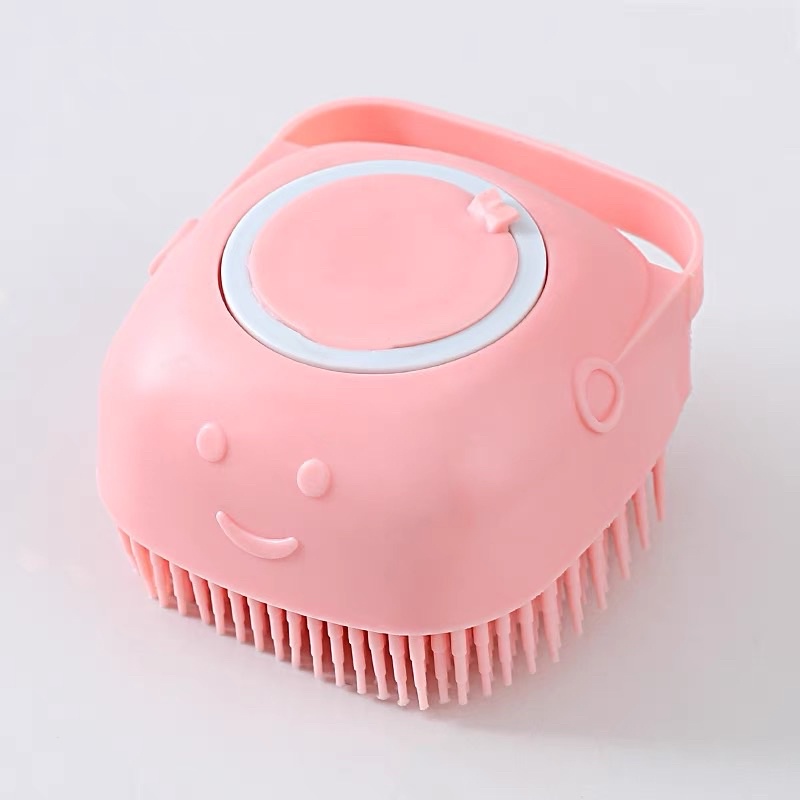 Bông Tắm Silicon Massage Tạo Bọt Cam Homeware