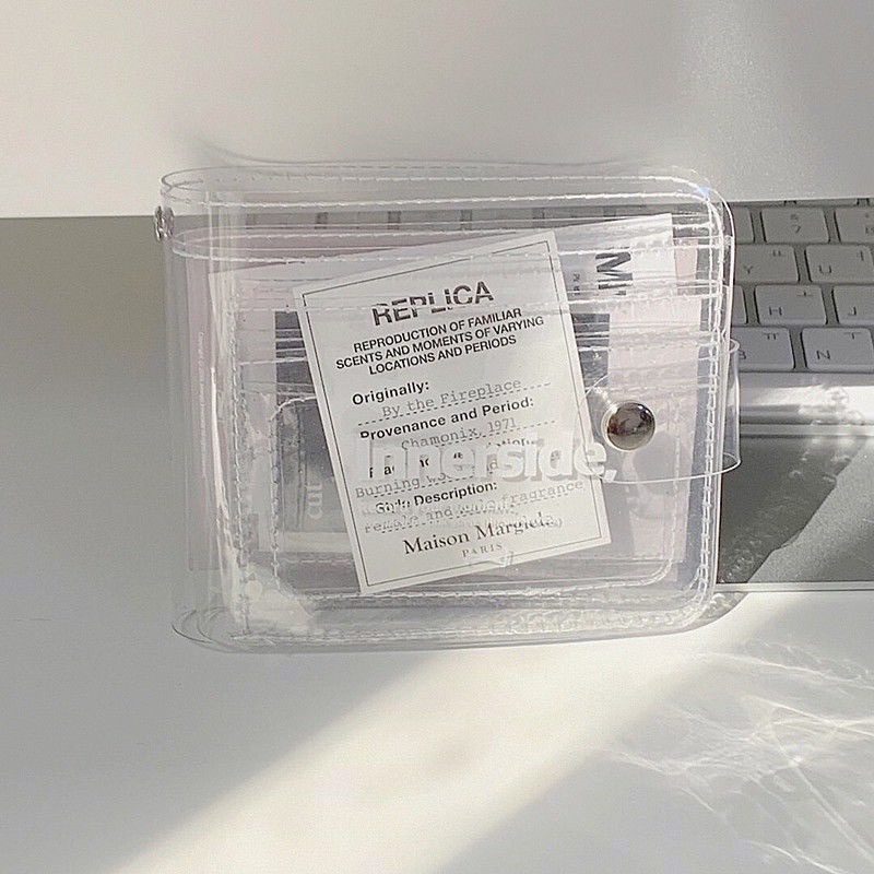 VÍ TRONG SUỐT ĐA NĂNG HÀN QUỐC ĐỰNG CARD VÀ TIỀN MẶT (ảnh thật) - ví mini trong suốt korean style - Tiệm nhà Chun