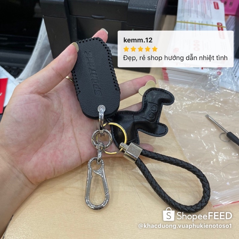 Bao da chìa khoá Kia Cerato Seltos Sorento Morning nữ tính dễ thương