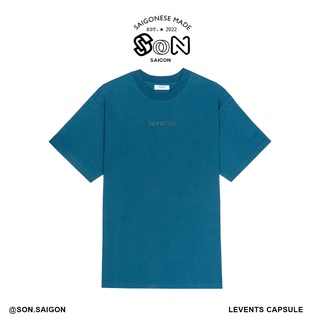 Levents - áo thun capsule/ dark green local brand son.saigon