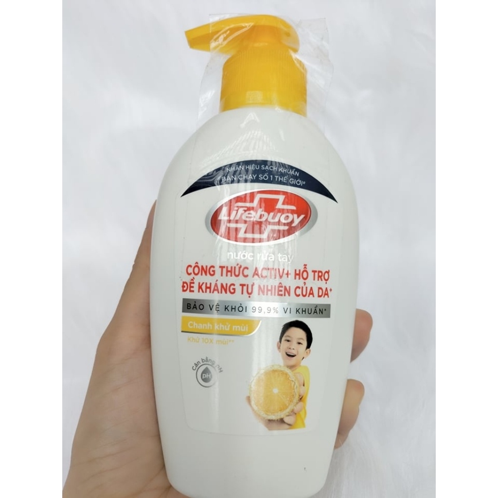 [Có sẵn] [Chính hãng] Nước Rửa Tay Lifebuoy Chanh Khử Mùi (Vàng)