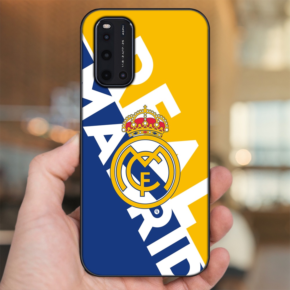 Ốp lưng Vivo V19 viền đen in hình Real Madrid