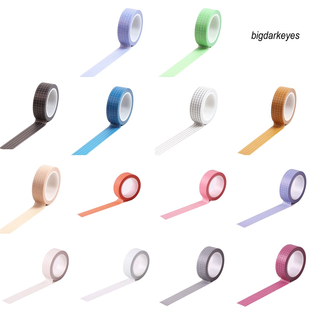 Cuộn Băng Keo Màu Sắc Trơn Dùng Để Trang Trí Album Ảnh DIY