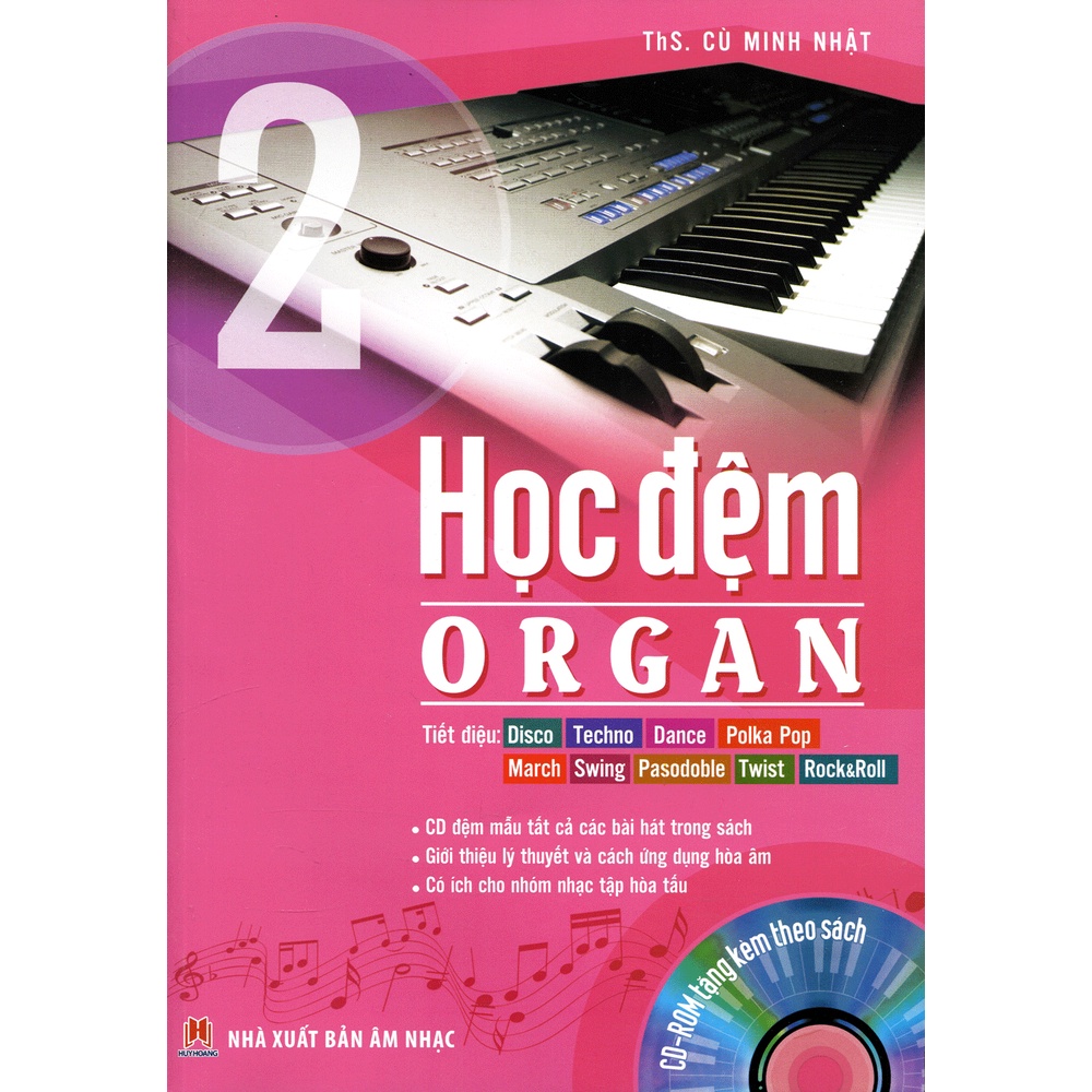 Sách - Học Đệm Organ - Tập 2 (Kèm CD)