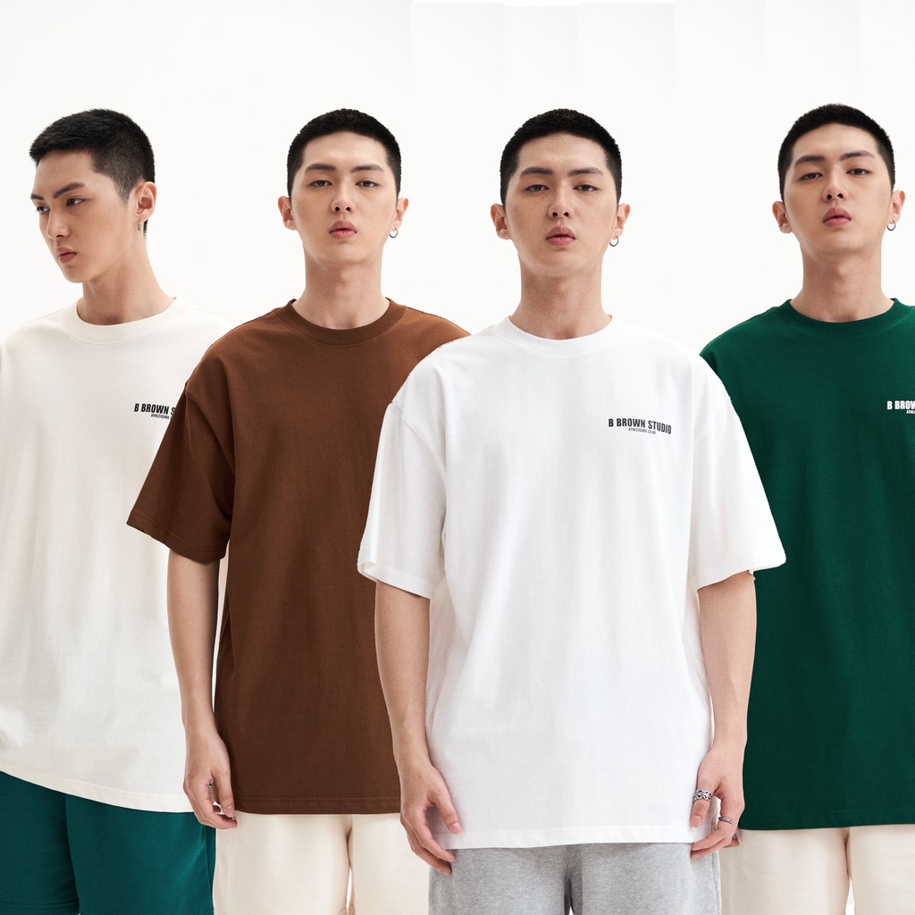 Áo phông nam nữ form rộng oversize Localbrand cao cấp thương hiệu B Brown