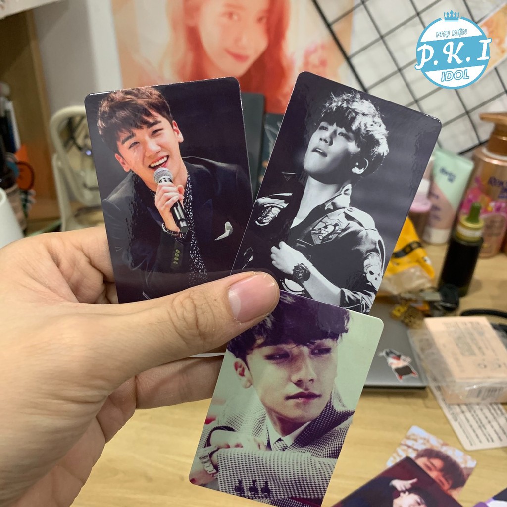 Sưu Tầm 9 Thẻ Ảnh Seung Ri - Em Út Bigbang Kiêm MC Bất Đắc Dĩ