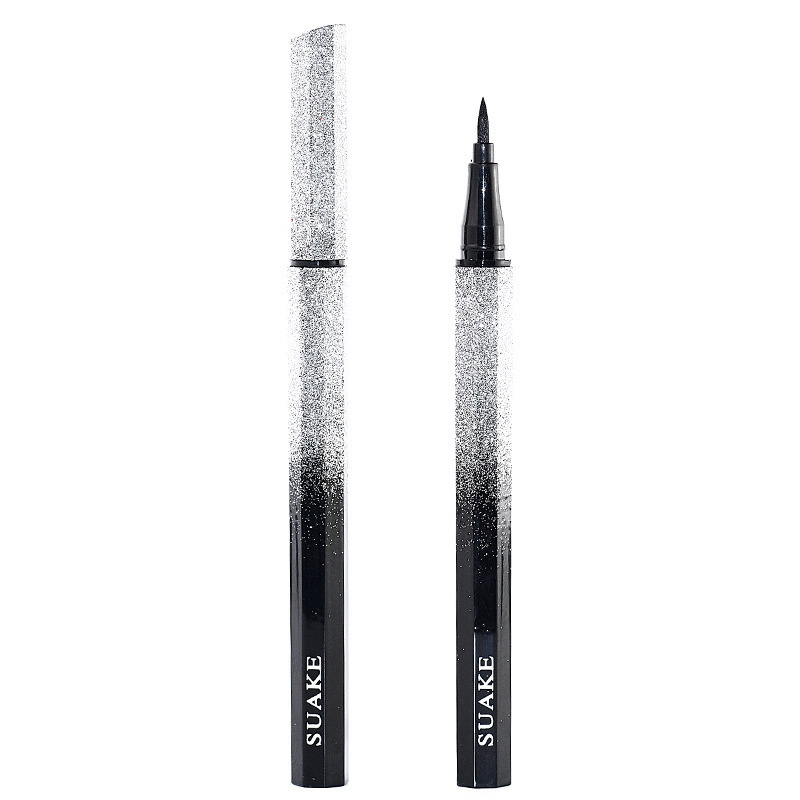 Star Eyeliner Xe không thấm nước Sấy khô nhanh không dễ dàng để chóng mặt Đầu mịn Brown Người mới bắt đầu Màu Bút kẻ mắt Bút lỏng Trang điểm Tạo tóc