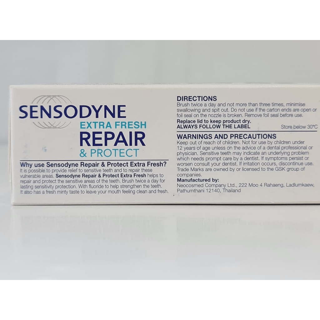 Kem Đánh Răng Sensodyne Phục Hồi Và Bảo Vệ Răng Ê Buốt Repair &amp; Protect Extra Fresh 100g