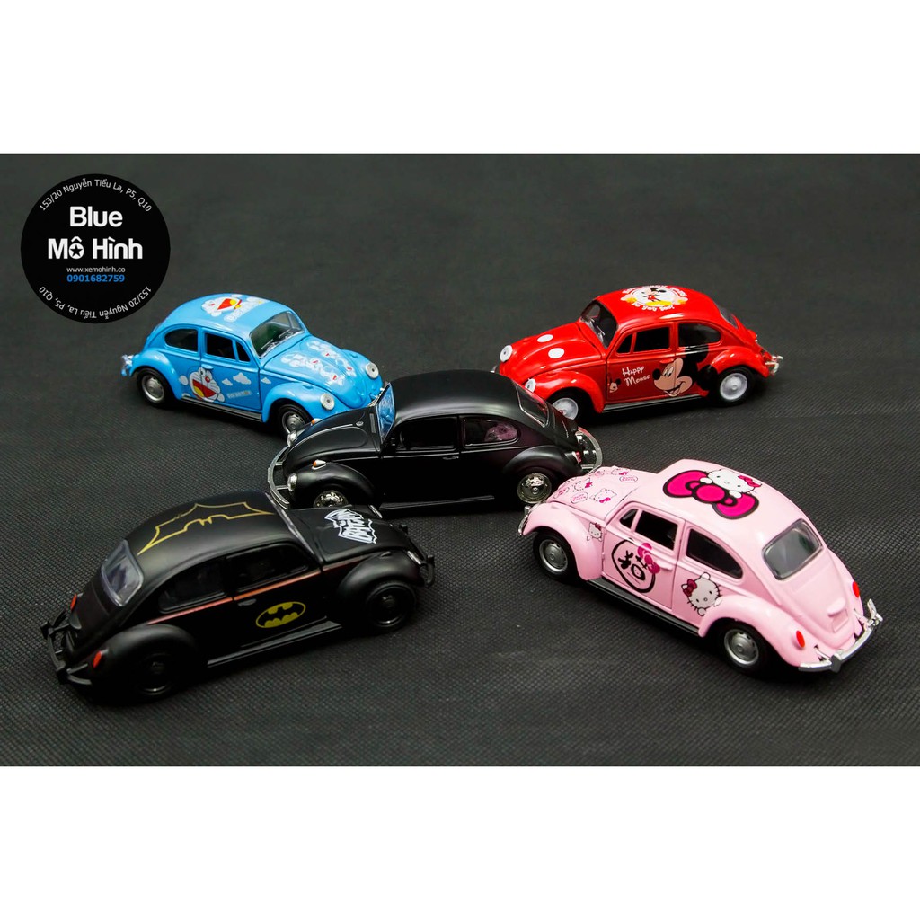 Xe mô hình Volkswagen Beetle Hello Kitty tỷ lệ 1:36