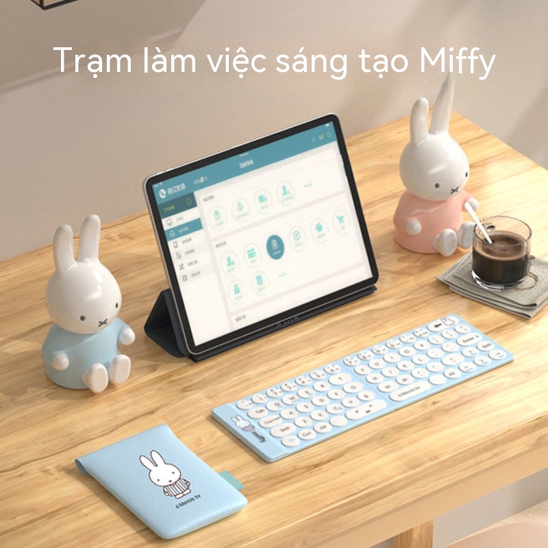 Bàn phím không dây có thể gập lại mini Bàn di chuột Bluetooth Bàn phím có thể gập lại, Màu Macaron, Bàn phím Bluetooth không dây di động