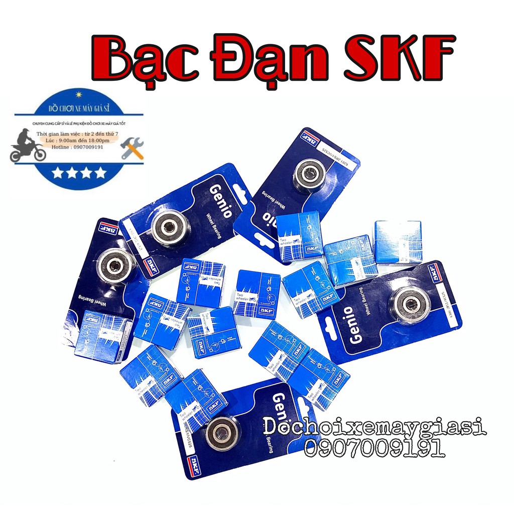 VÒNG BI BẠC ĐẠN SKF CÁC MÃ CHO CÁC DÒNG XE PHỔ THÔNG