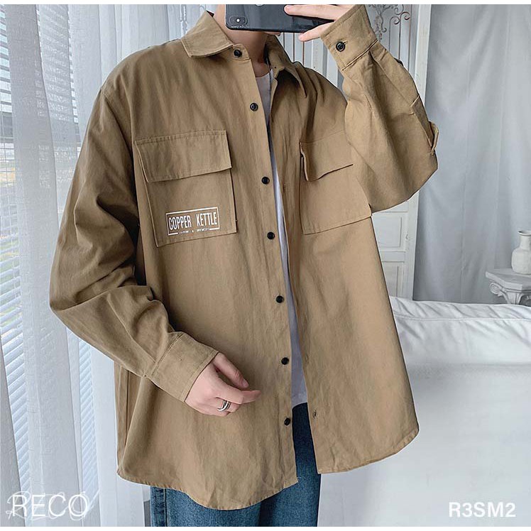 Áo sơ mi nam Hàn Quốc cao cấp dáng rộng dài tay Shirt Loose R3SM2 [Trợ giá]