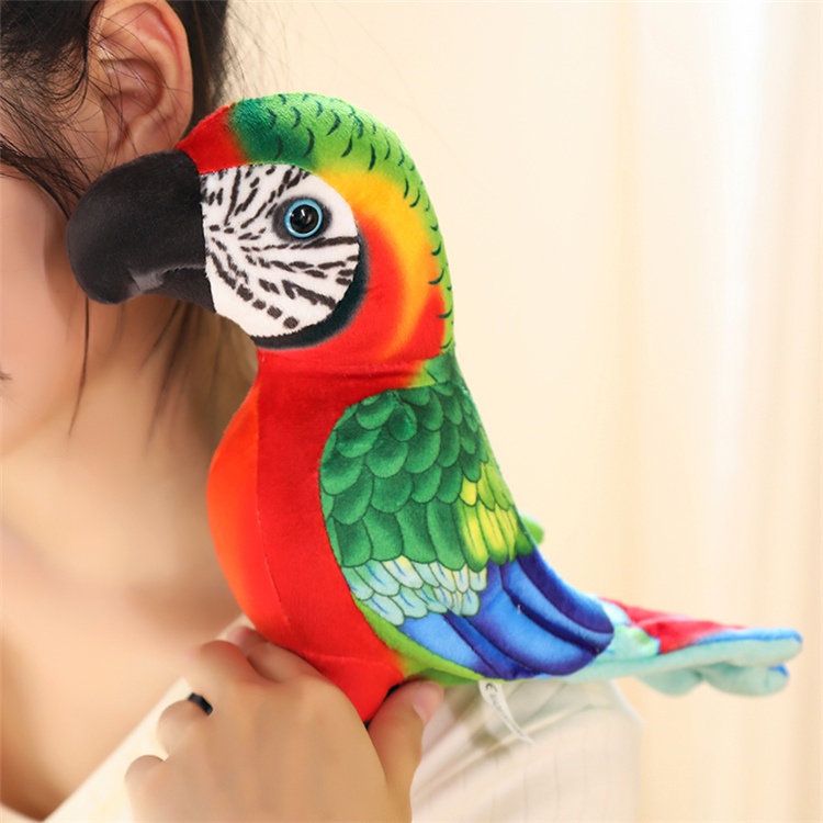 Búp bê mô phỏng con vẹt Vẹt dễ thương Có nhiều màu sắc Có sẵn Vẹt thú cưng Búp bê vẹt Búp bê chim dễ thương Đồ lưu niệm vườn thú Quà tặng cho trẻ em Quà tặng sinh nhật Chất liệu mềm mại và thoải mái