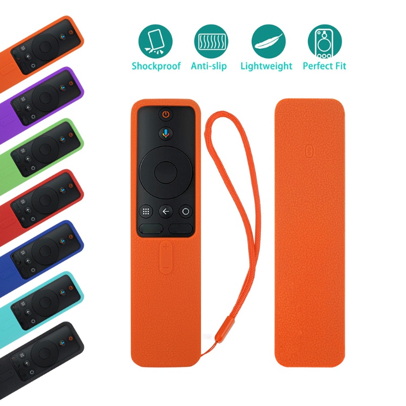 Vỏ Bọc Điều Khiển Từ Xa Bằng Silicon Mềm Chống Va Đập Chống Trượt Chống Sốc Cho Xiaomi-Mi Box S / 4x Mi
