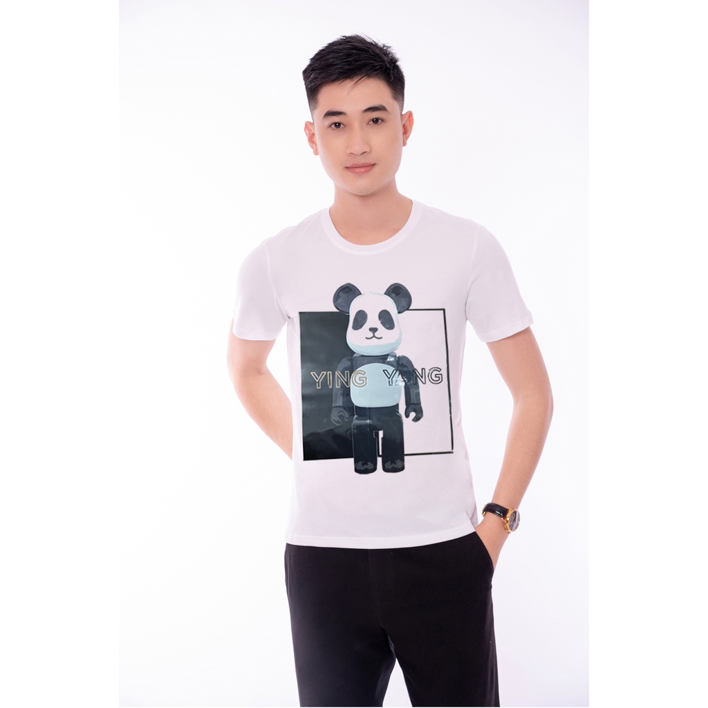 Áo Phông Nam In Hình Gấu Trúc YinYang 2022 Chất Liệu 100% Cotton Thoáng Mát - AC152