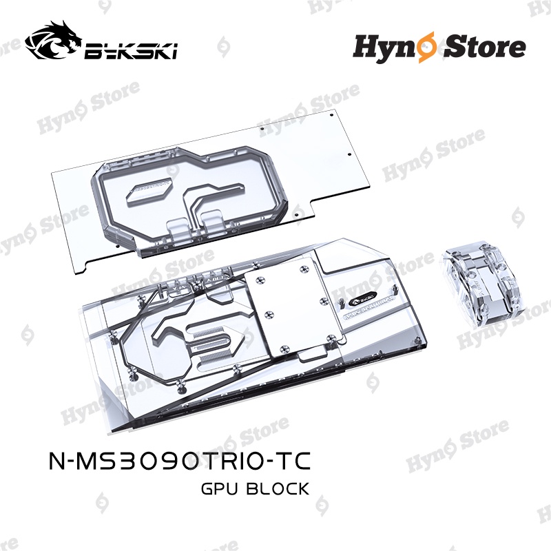 Block tản nhiệt nước VGA Bykski 2 mặt VRAM MSI TRIO N-MS3090TRIO-TC Tản nhiệt nước custom - Hyno Store