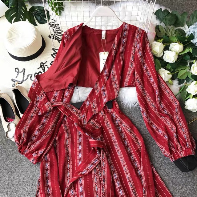 Set Boho đỏ