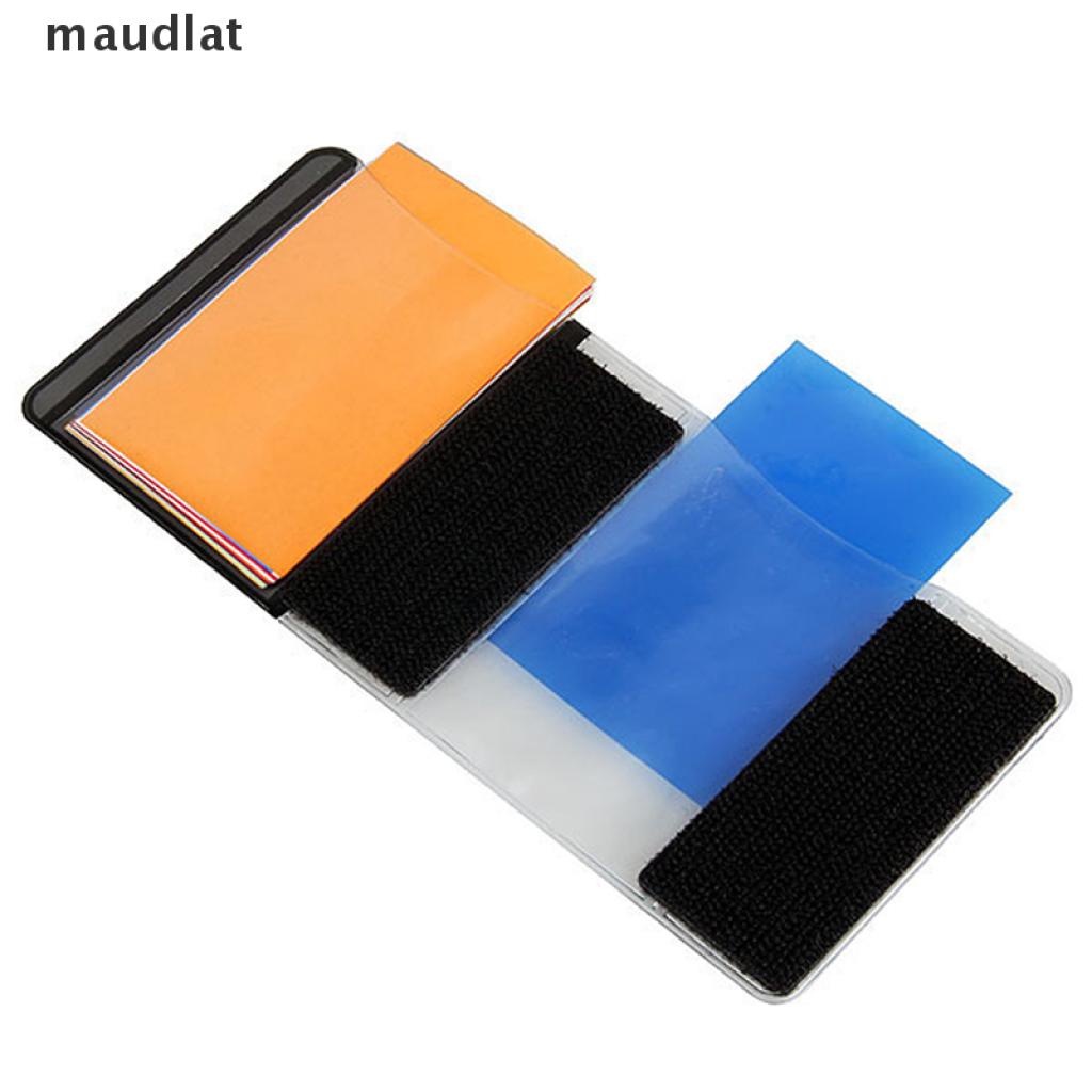 [maudlat] 12Pcs Flash Speedlite Color Gel Filters for Canon Nikon Sony Yongnuo DSLR Camera .