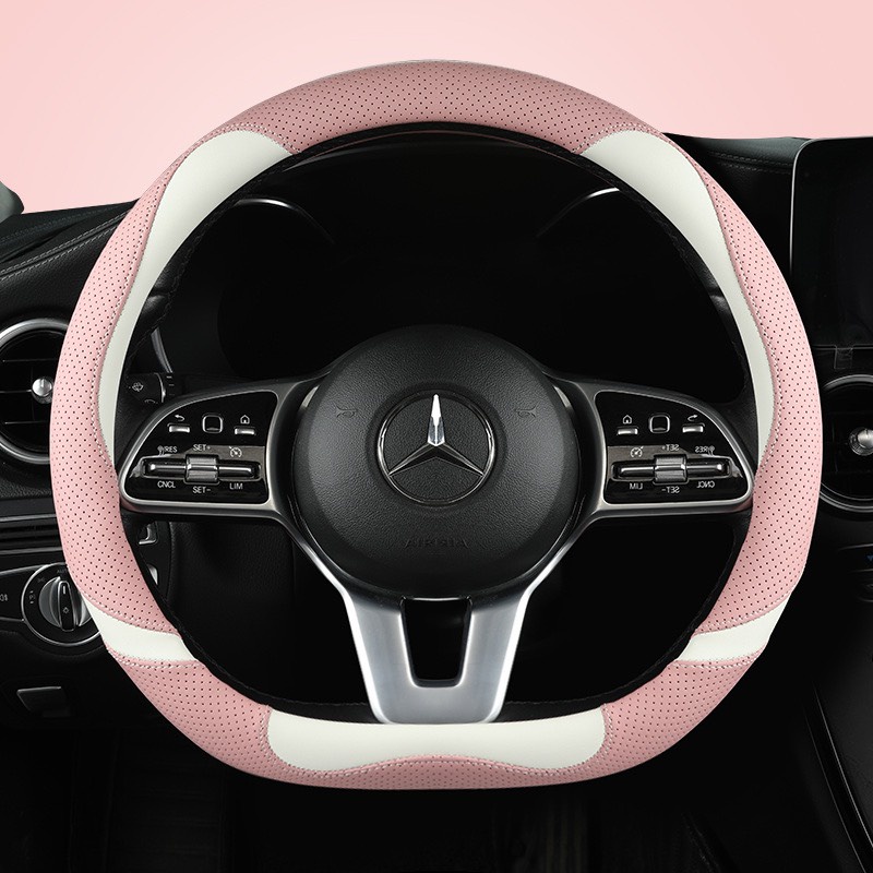Bọc vô lăng ô tô Da cao cấp Tai mèo Gấu - Bọc vô lăng thời trang xe hơi