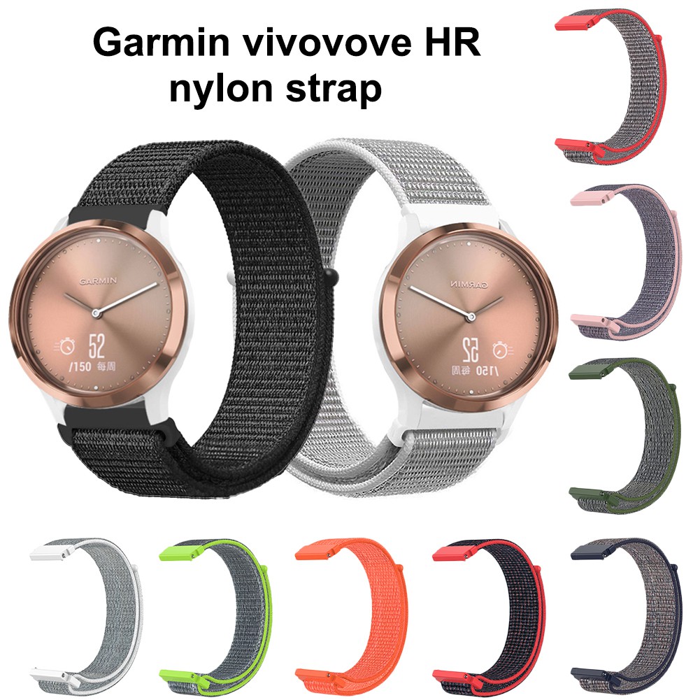 Dây đeo nylon từ tính thay thế cho đồng hồ thông minh đeo tay Garmin Vivomove HR 20mm