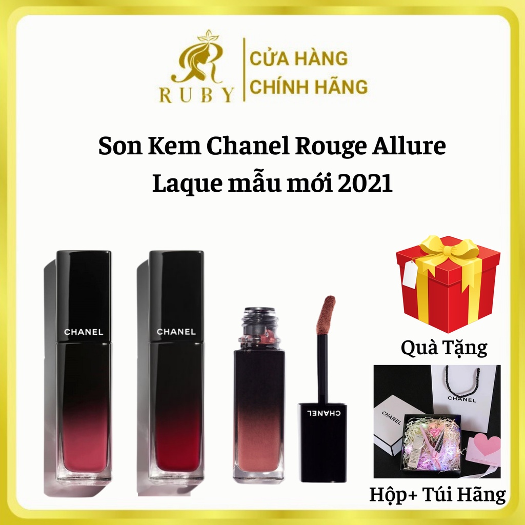 [Mẫu Hot 2021] Son Kem Chanel Rouge Allure Laque siêu lì, siêu đẹp, son chanel chuẩn auth, Tiệm Son Ruby