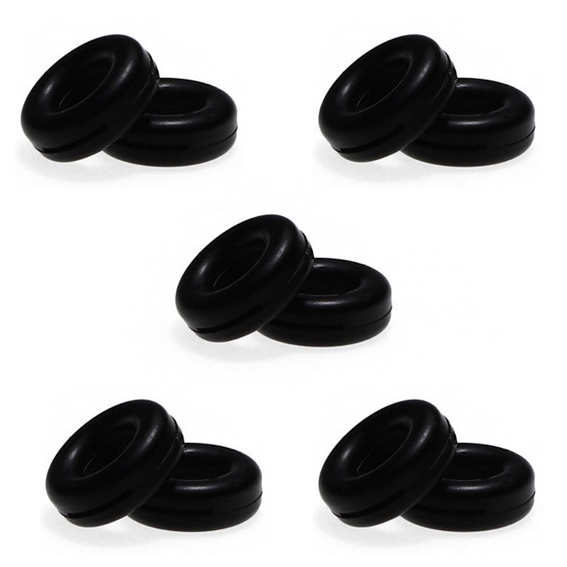Set 10 móc gắn kính mắt CHARMRAY cố định bằng silicone kiểu dáng tròn chống trượt tiện lợi