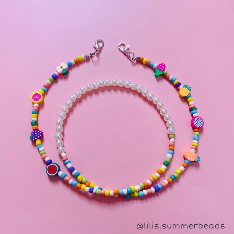 Dây đeo khẩu trang LILI SUMMER FRUITS MASK CHAIN - LILI'S SUMMER BEADS