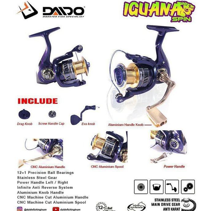 Guồng Quay Daido Iguana Spin 6000