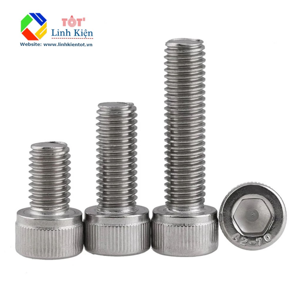 Bu lông lục giác chìm M6 inox thép không rỉ - bulong chìm M6 201