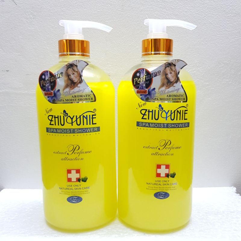 Sữa tắm thơm và trắng mịn da ZHUYUNIE whitening beatyful spa moist shower 1000ML