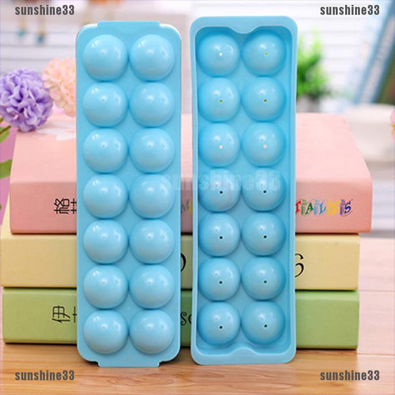 【COD•suns】Silicon Ice Cube Party Tray Round Bar Whiskey Ball Maker Mold Sphere