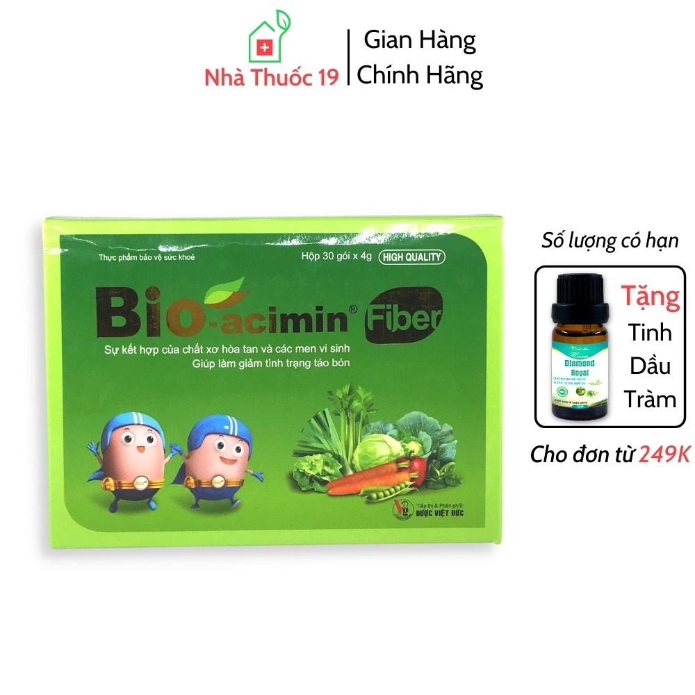 Cốm Bio Acimin Fiber Bổ Sung Chất Xơ Hòa Tan Giúp Bé Hết Táo Bón Tiêu Hóa Khỏe Trẻ Ăn Ngon