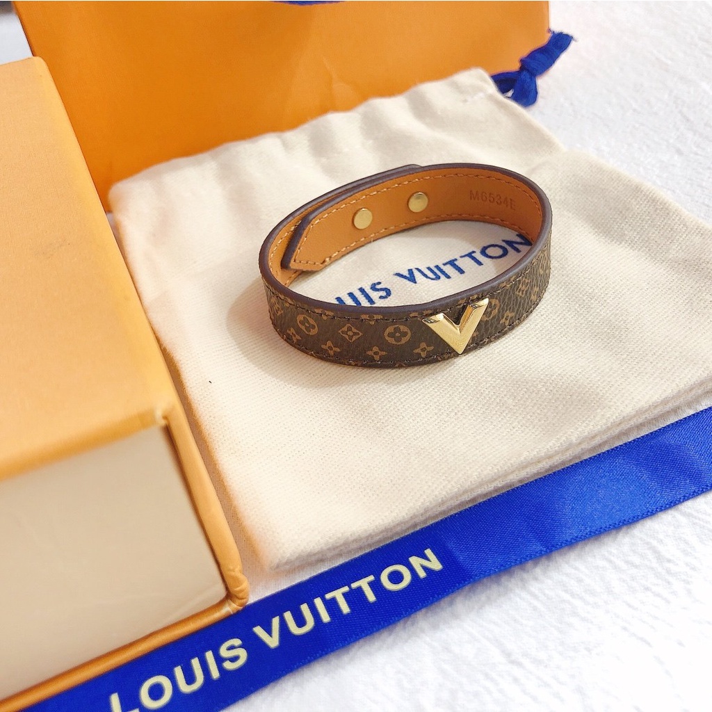 LOUIS VUITTON Vòng Tay Lv Chất Liệu Thép Titan