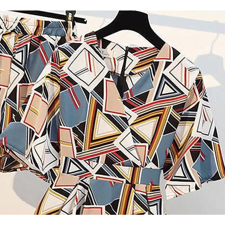 Set Đầm Ngắn + Quần Short Vải Chiffon Thời Trang Mùa Hè Hàng Mới 2022