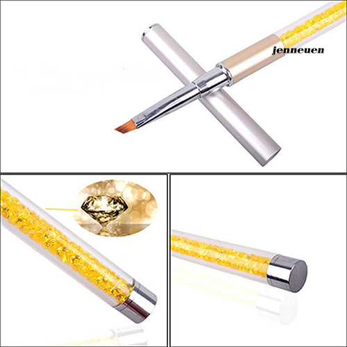 [Hàng mới về] Cọ Vẽ Móng Tay Bằng Nhựa Acrylic Pha Lê / Pha Lê