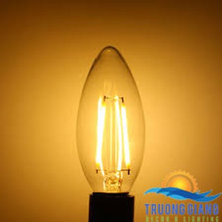 BÓNG LED EDISON C35 [ NHÓT + NẾN ] - [ C35 - 4W ] ĐUI E14 - ÁNH SÁNG [ 2700K - 6500K ]