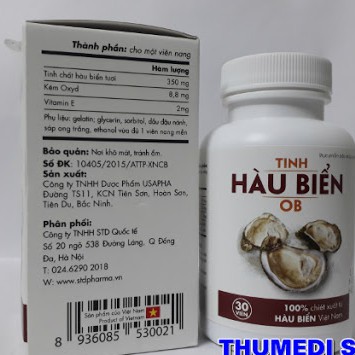 TINH HÀU BIỂN OB Lọ 30 Viên