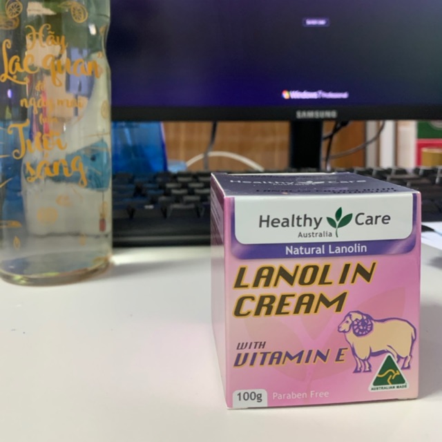 Kem dưỡng Lanolin với Vitamin E của Healthy care